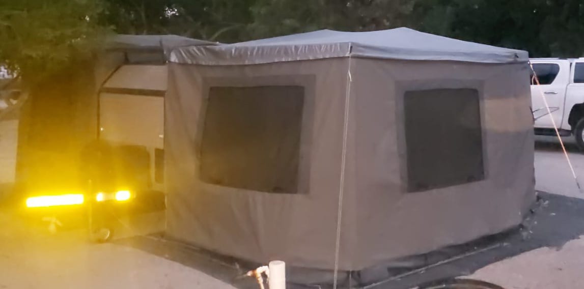 SOLD 1997 Custom Square Box Camper (CT 1315)