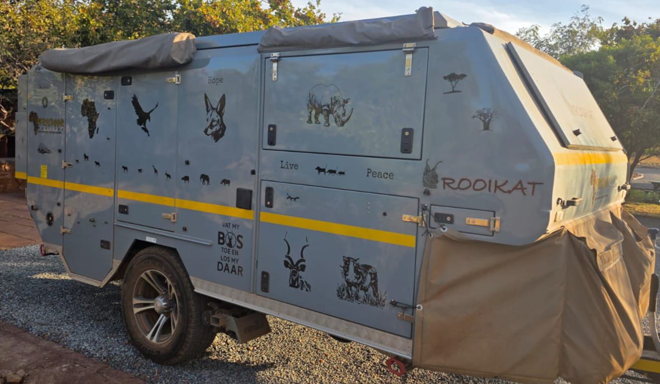 SOLD 2023 Afrispoor Rooikat/Caracal Off Road Caravan (CT 1418)
