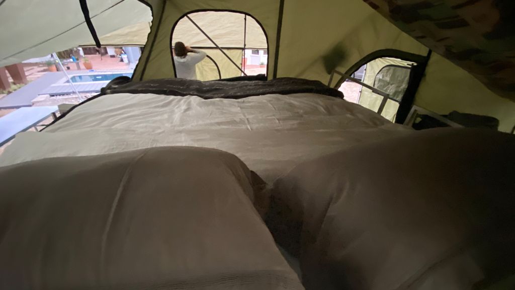 SOLD 2007 Desert Wolf Stainless Steel 4x4 Camping Trailer (CT 1356)