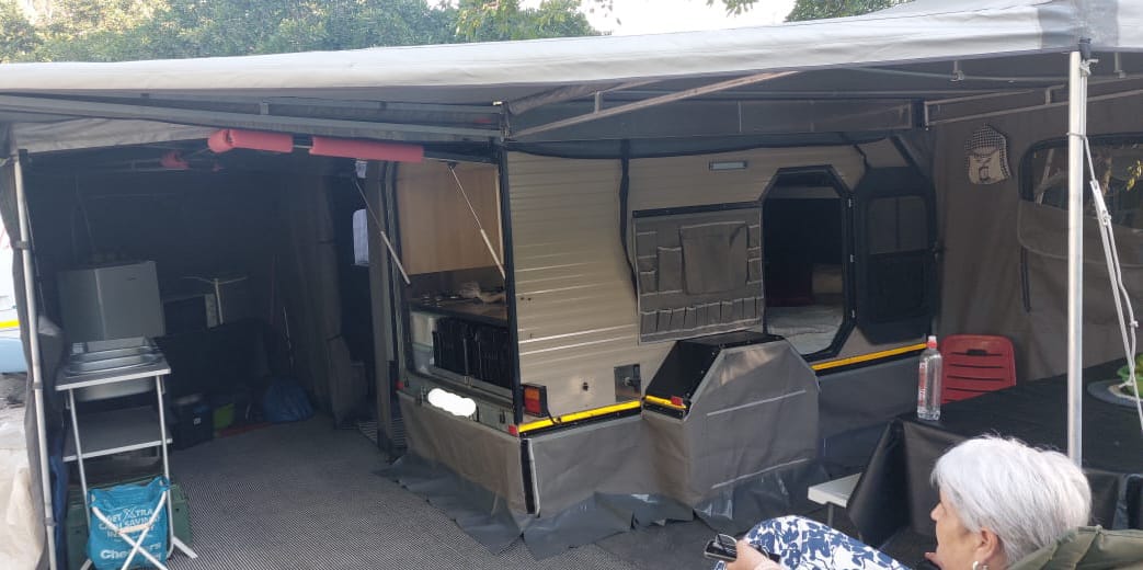 SOLD 1997 Custom Square Box Camper (CT 1315)