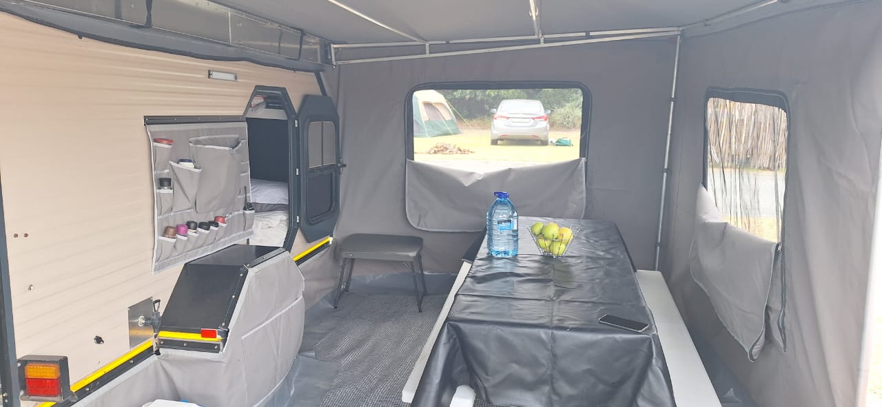 SOLD 1997 Custom Square Box Camper (CT 1315)