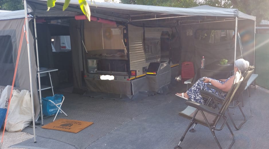 SOLD 1997 Custom Square Box Camper (CT 1315)