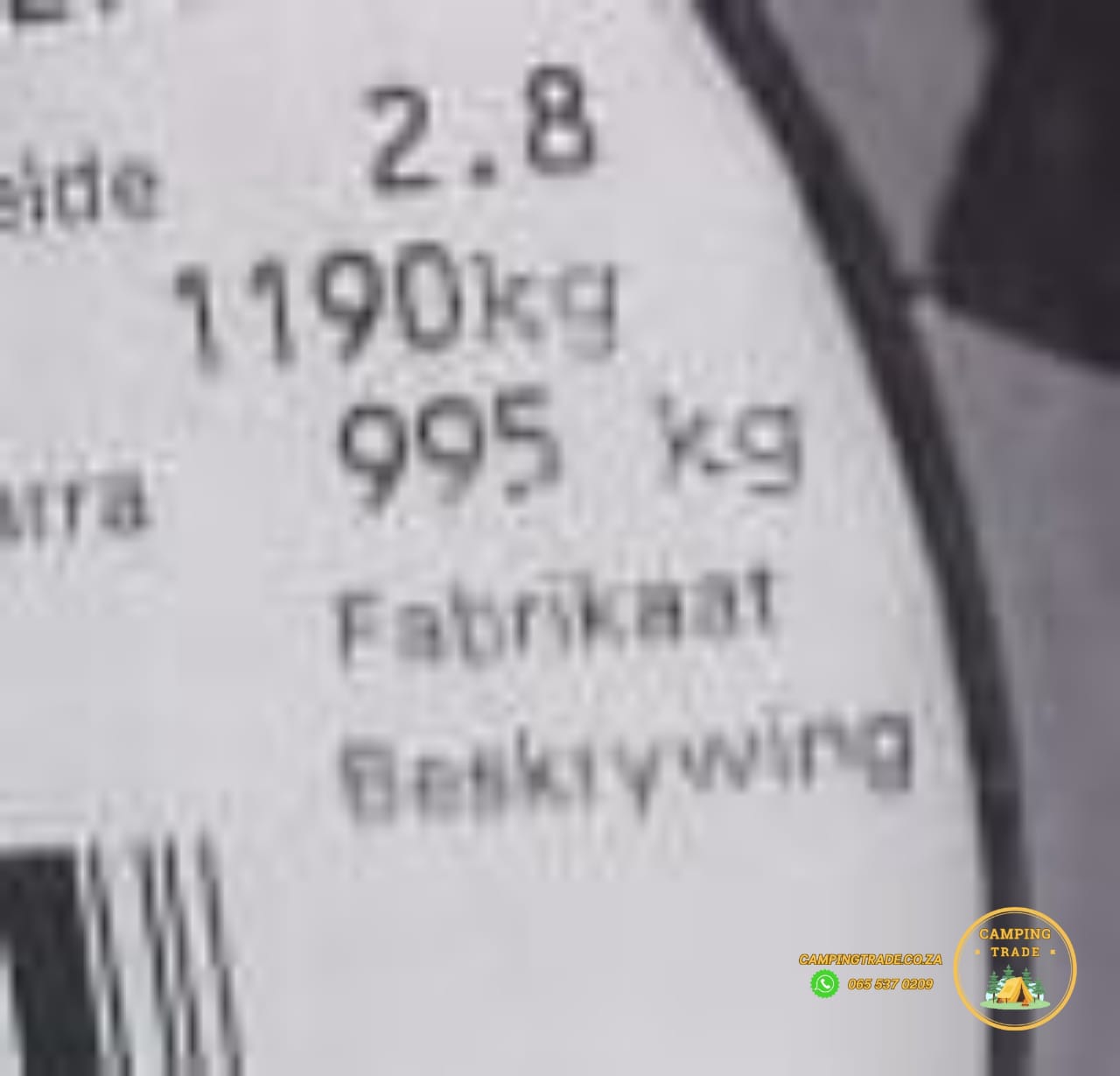 SOLD 2008 Jurgens Fleetline Caravan (CT 1222)