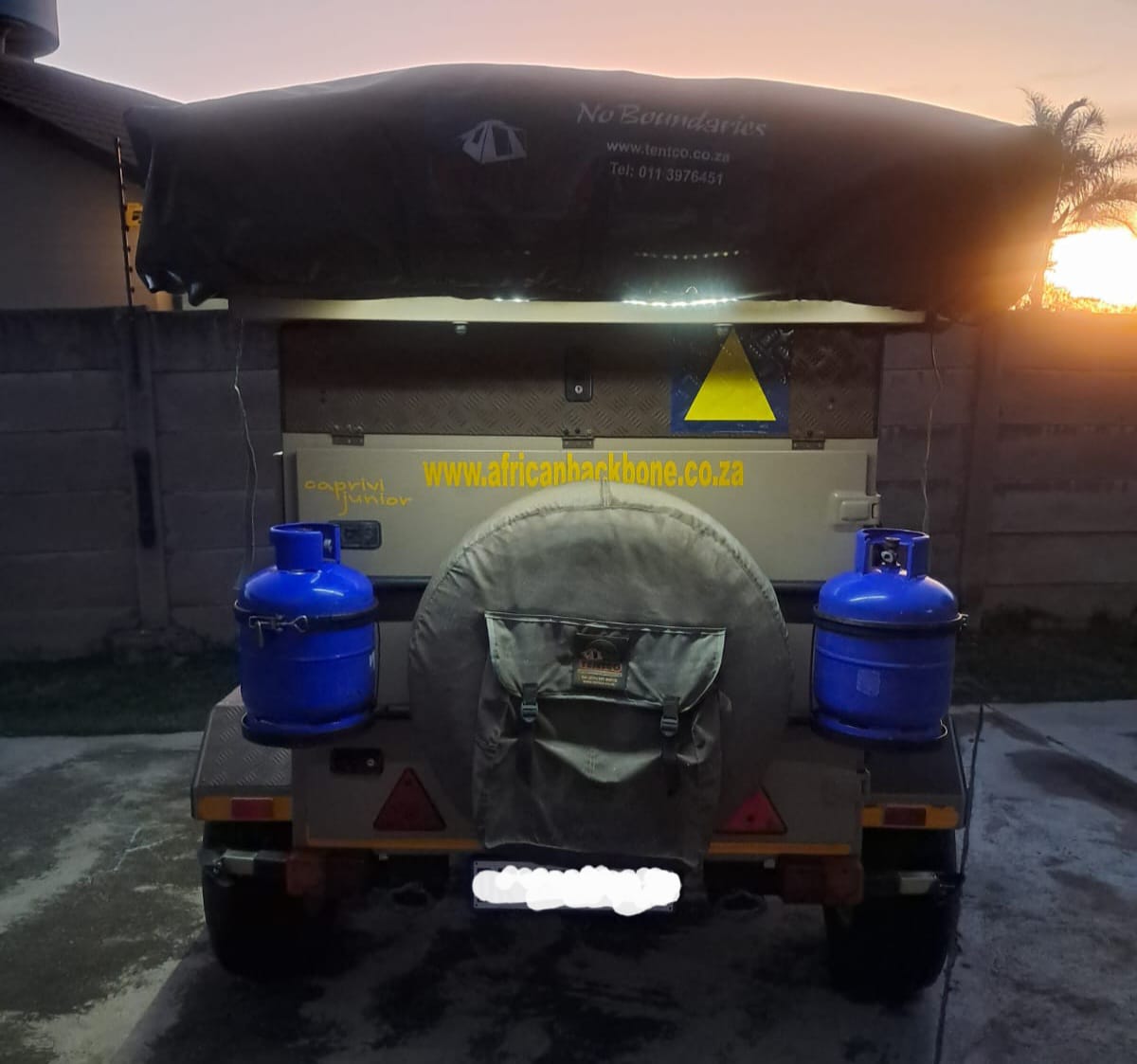SOLD 2014 African Backbone Caprivi Off Road Camping Trailer (CT 1314)