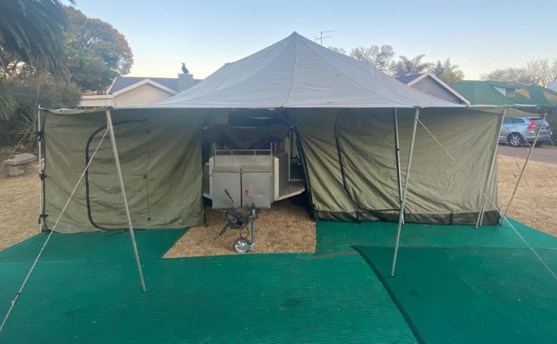 SOLD 2007 Desert Wolf Stainless Steel 4x4 Camping Trailer (CT 1356)