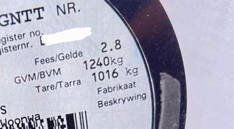 2011 Sprite Swing Caravan (CT 1480)