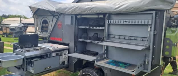 SOLD 2018 Conqueror Companion Platinum Off Road Camping Trailer (CT 1354)
