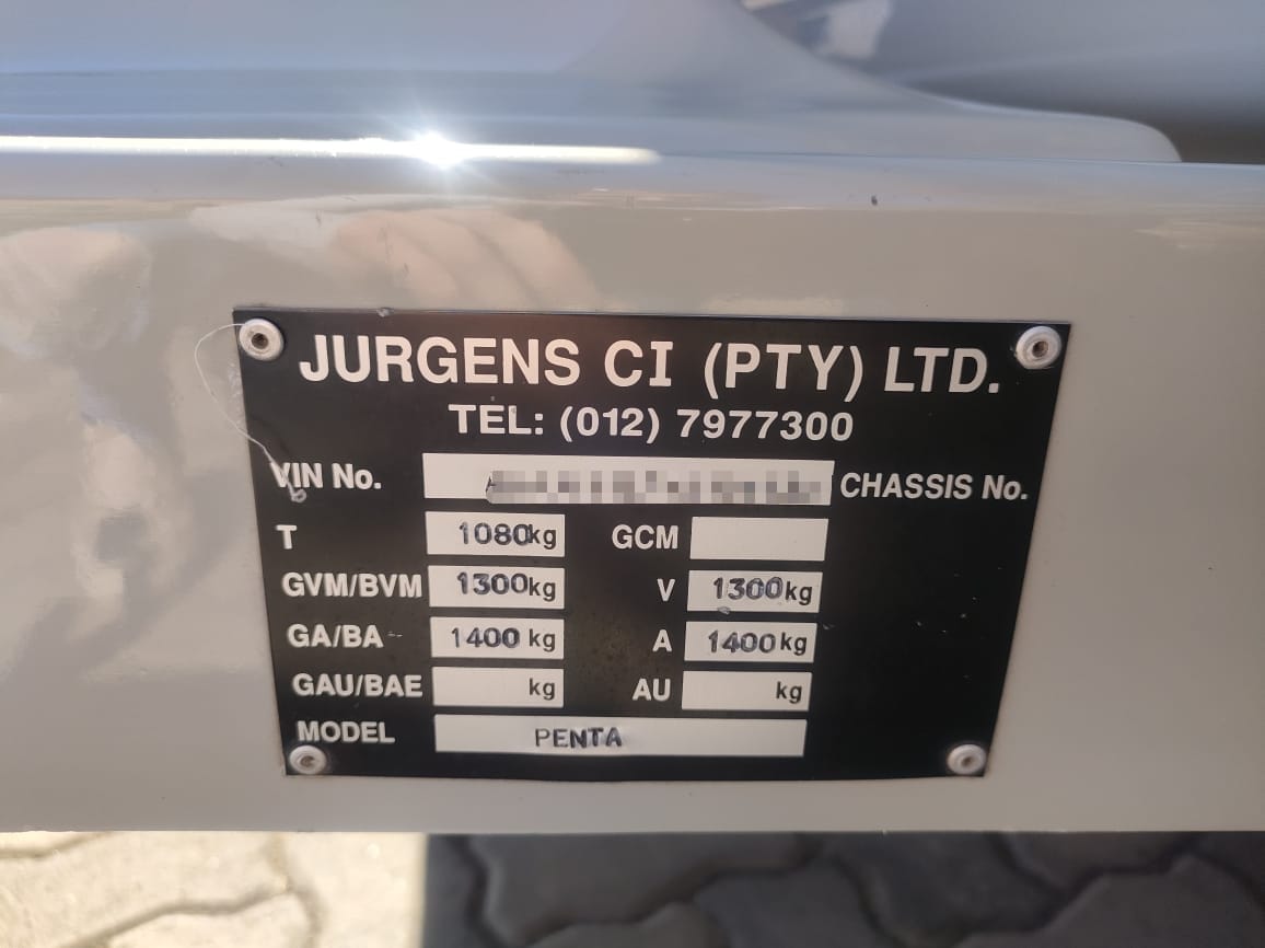 2000 Jurgens Penta Caravan (CT 1604)