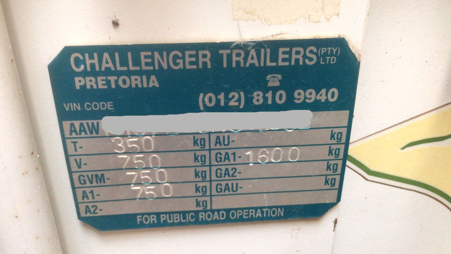 2005 Challenger Wildernis Camping Trailer (CT 1606)