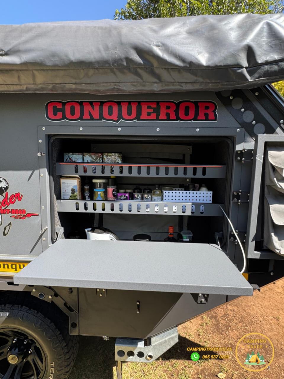 SOLD 2021 Conqueror Commander Platinum Edition Off Road Camping Trailer (CT 1225)