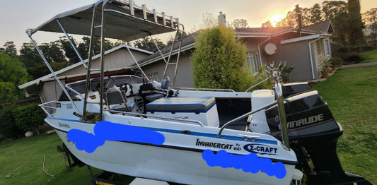 SOLD Invader Cat Z Craft 16 Ft Boat (CR 1031)