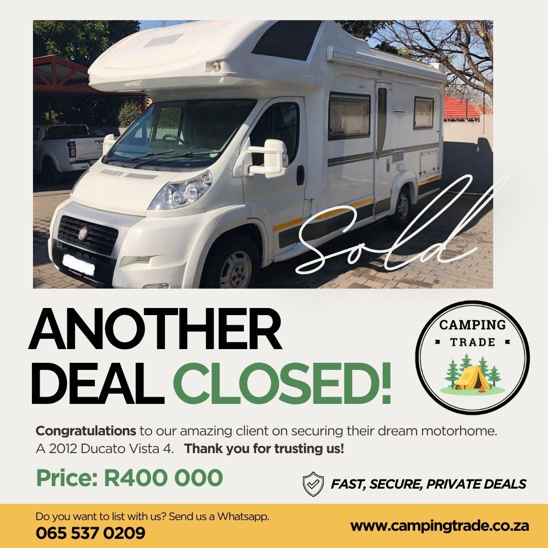 2012 Ducato Vista 4 Motorhome
