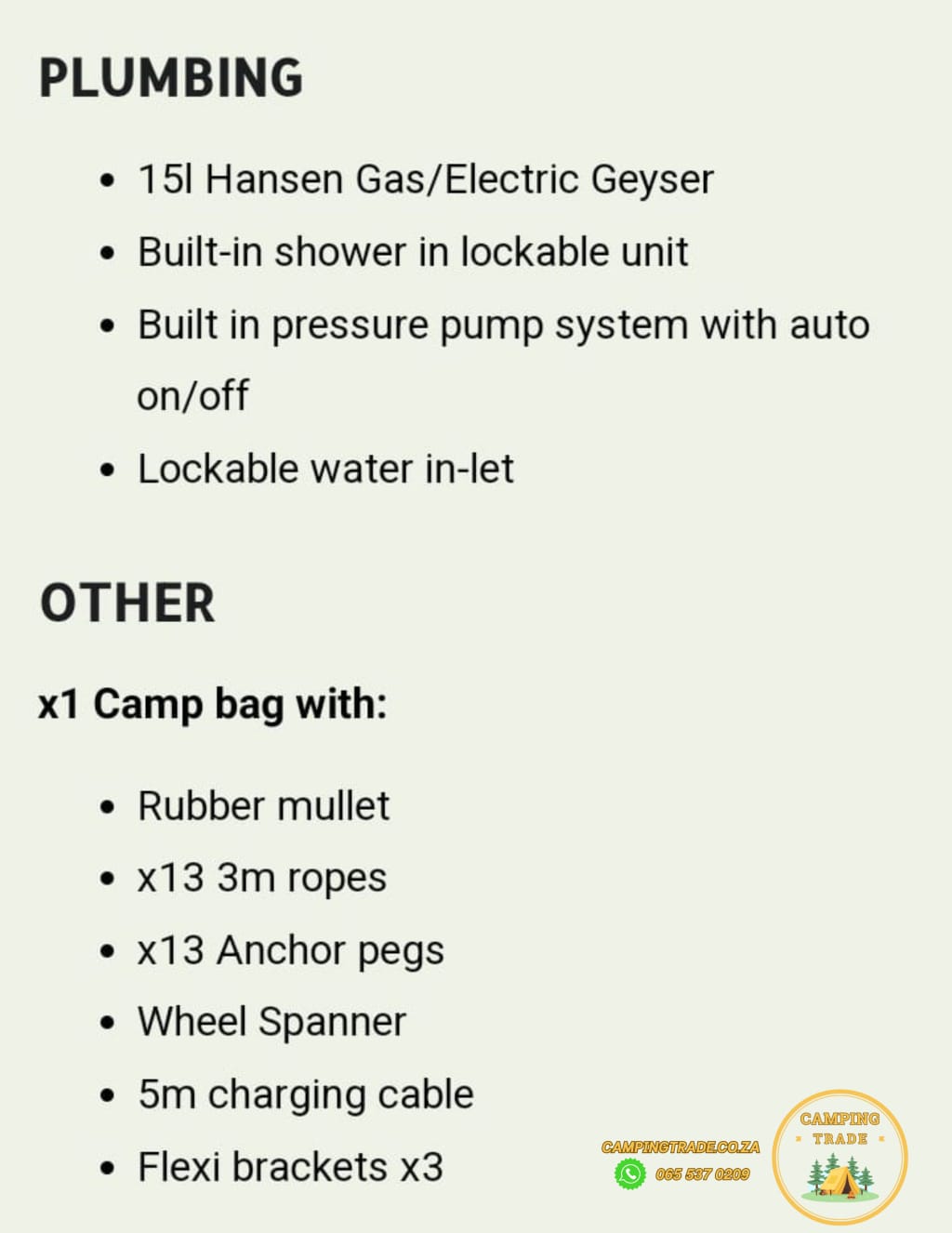 2021 Invader Off-Road Camping Trailer (CT 1113)