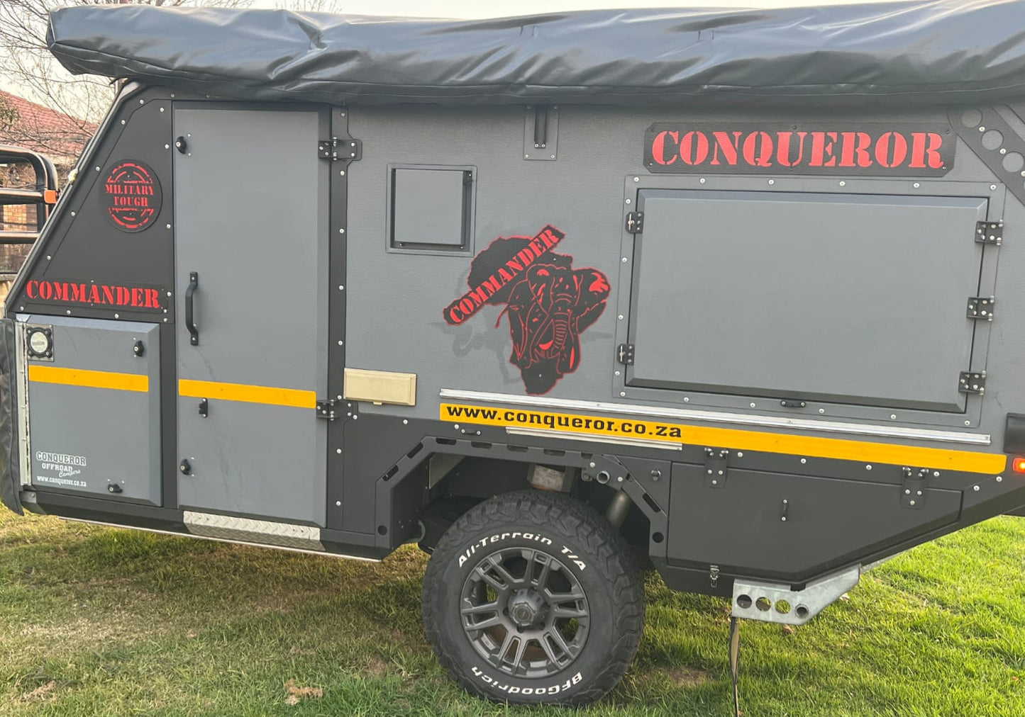 SOLD 2018 Conqueror Commander Platinum Edition Off Road Camping Trailer (CT 1309)
